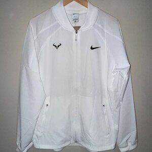 Nike Tennis Dri-FIT Rafa Nadal Men's Jacket Color White/Black Size L DV2885-100
